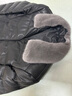 詩柏美海寧皮草真皮羽絨服鵝絨綿羊皮男士翻領皮衣夾克外套高端保暖冬季 黑色 XL （120-135斤） 曬單實拍圖
