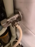 一靚4分轉2分凈水器快接頭配件大全通用凈水機進(jìn)水閥球閥轉換閥門(mén)開(kāi)關(guān) B2:螺帽式 4分內絲轉3分 銅接頭 曬單實(shí)拍圖