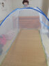 蒙古包蚊帐学生宿舍0.9m上铺下铺1米单人上下床免安装可折叠1.2米 单门 无花边 免安装 加密全底 1.0m(3.3英尺)床 晒单实拍图