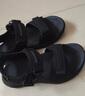 斯凱奇（Skechers）夏季新品男士輕質(zhì)涼鞋舒適百搭可調節魔術(shù)貼耐磨防滑拖鞋 全黑色/BBK 39.5 曬單實(shí)拍圖