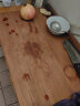 双枪乌檀木擀面板菜板实木家用面板揉面和面板案板切菜板60*40*2cm  实拍图