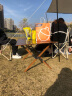 探险者（TAN XIAN ZHE） 户外折叠椅子便携垂钓野餐椅靠背露营写生沙滩椅马扎凳垂钓鱼椅 特大米白椅*4+大号木纹桌 实拍图