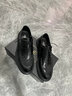 皓頓（HAUT TON）【涂毓麟同款】男士商務(wù)正裝鞋新款黑色結婚新郎鞋休閑系帶皮鞋 黑色 41 曬單實(shí)拍圖