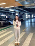 羅蒙（ROMON）小熊毛衣女秋冬款寬松ins韓系慵懶風(fēng)溫柔復(fù)古軟糯加厚針織外套 米色 L (110-120)斤 曬單實拍圖