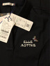 ELLE ACTIVE 百搭氣質(zhì)翻領(lǐng)連衣裙夏季時(shí)尚簡(jiǎn)約運(yùn)動(dòng)休閑透氣收腰顯瘦短袖T恤裙 藏青色 2XL 曬單實(shí)拍圖