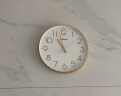 天王星（Telesonic） 挂钟客厅简约创意钟表现代时钟3D立体石英钟薄边免打孔家用挂表 奢时金（35厘米） 实拍图