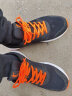 乔丹QIAODAN 男鞋运动鞋减震轻便跑步鞋 黑色/闪亮橘 42 实拍图
