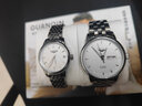 冠琴（GUANQIN）瑞士認證情侶手表一對全自動(dòng)機械表夜光高檔女表送女友圣誕節禮物 情侶表一對-本色白面 曬單實(shí)拍圖