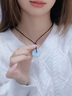 紫慕璃翡翠平安扣吊墜 玉石掛墜玉佩男女款送女友老婆 禮物 直徑約21mm 曬單實拍圖