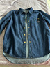 阿究究200斤高檔藍色牛仔襯衫女外套春裝2025新款時(shí)尚上衣高級感襯衣 藍色 4XL 【建議165-180斤】高品質(zhì) 曬單實(shí)拍圖
