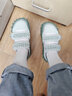 OETZI冰人奧茲 女鞋瑪麗珍外穿厚底洞洞鞋高顏值涼鞋果凍潮鞋 專(zhuān)柜同款 煙灰色T23120149 36 曬單實(shí)拍圖