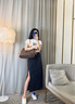 簡(jiǎn)米格輕奢包包女包品牌新款女士單肩包元旦除夕包禮物送老婆女友驚喜 咖啡配杏色 當日/次日達 大包 曬單實(shí)拍圖