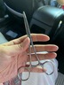 醫用止血鉗血管鉗不銹鋼直頭彎頭手術(shù)夾子器械持針鉗鑷子實(shí)驗練習工具寵物釣魚(yú) 【14cm直頭】一把 曬單實(shí)拍圖