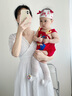 白色嬰兒襪子夏季防蚊襪透氣網(wǎng)男女兒童寶寶嬰幼兒鏤空長筒高筒襪 白色 白色毛絨龍長筒防蚊襪 參考年齡0-12個月（襪筒長15cm） 曬單實拍圖