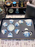 洛湘高端茶具套裝家用辦公泡茶壺茶杯商務(wù)送禮青花瓷功夫茶具禮盒裝 13頭荷趣茶具套裝 曬單實(shí)拍圖