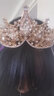 SNQP新娘頭飾皇冠韓式結婚三件套婚紗禮服配飾公主生日王冠發(fā)飾 皇冠金色+耳夾 無(wú)耳洞戴 曬單實(shí)拍圖