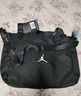 NIKE JORDAN 耐克AJ斜挎包男女生單肩包大童大容量手提包兒童書(shū)包 正黑色 8/20(38*34*12cm) 曬單實(shí)拍圖