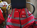 Success.long反光背心多包交通施工馬甲定制印logo字環(huán)衛警示安全服騎行熒光衣 紅色 均碼 曬單實(shí)拍圖