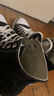 匡威（Converse）all star帆布鞋復(fù)古經(jīng)典男鞋女鞋情侶季運(yùn)動(dòng)鞋高幫休閑 黑色高幫101010 44 曬單實(shí)拍圖