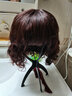 邁威格絲假發(fā)女全頭套羊毛卷全真人發(fā)絲中長(cháng)波浪卷發(fā)媽媽款洋氣整頂假發(fā)套 深棕色升級遞針膚化頭旋 短發(fā) 曬單實(shí)拍圖