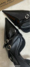 URBAN REVIVO2024夏季新款女士时尚小猫跟尖头空鞋UAWS40052 黑色 37 晒单实拍图