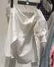 KOLON SPORT/可隆短袖襯衫 女子戶外運(yùn)動(dòng)休閑露營(yíng)通勤防潑水短袖 LKSH4MT538-IV 象牙白 L 170/92A 曬單實(shí)拍圖