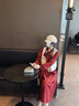 韓璐嬌（hanlujiao）紅色秋冬連衣裙女裝2024新款氛圍感穿搭新年戰袍馬甲小香風(fēng)套裝裙 馬甲+紅色連衣裙 M【96-110斤】 曬單實(shí)拍圖