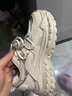 他她（TATA）網(wǎng)面透氣老爹鞋女休閑運動(dòng)鞋女厚底增高鞋秋新款WZM04BM4 杏色 39 曬單實(shí)拍圖