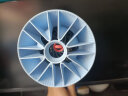 飞利浦（PHILIPS）电吹风机 3系小花筒 57°C低温速干大功率 负离子护发黑蓝 可折叠家用 实拍图