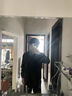 FOX.G男士襯衫夏季男衣服男裝休閑長袖冰絲襯衣外套免燙上衣正裝夏裝男 黑色長袖垂感休閑襯衫 2XL 【建議130-150斤】 曬單實拍圖