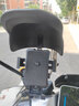 神火（SupFire）電動(dòng)車(chē)手機架摩托車(chē)外賣(mài)快遞秒鎖取手機支架遮陽(yáng)小頭盔導航通用 【黑色頭盔】遮陽(yáng)擋雨-后視鏡款 曬單實(shí)拍圖