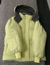 鴨鴨秋冬新品短款羽絨服女加厚立領(lǐng)連帽面包服寬松保暖韓版泡芙外套潮 粉色 M （建議110-140斤） 曬單實(shí)拍圖