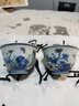 鐘家窯（Zhong' s Kiln） 鐘家窯主人杯單杯景德鎮柴窯青花斗彩經(jīng)典三秋杯花紋個(gè)人專(zhuān)用茶杯 曬單實(shí)拍圖