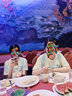 小熊精靈（xiaoxiongjingling）親子裝母女裝一家三口四口夏季休閑短袖t恤套裝特別的洋氣T家庭裝 笑臉單件上衣 媽媽L碼(建議體重105-115斤) 曬單實拍圖