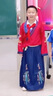 愛(ài)寶適兒童漢服表演男女童國學(xué)服古裝小學(xué)生中國風(fēng)三字經(jīng)古裝團體演出服 龍紋朱袖（男） 150 【建議身高140-150cm】 曬單實(shí)拍圖