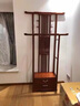 蘇汀小鎮紅木家具非洲花梨（學(xué)名：刺猬紫檀）落地衣帽架實(shí)木中式臥室掛衣架置衣架衣服架O 長(cháng)128*寬38*高190cm 曬單實(shí)拍圖
