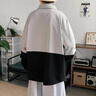 啄木鳥冰絲襯衫男春夏季涼感透氣青年男士寬松休閑運(yùn)動(dòng)立領(lǐng)外套防曬襯衣 ZWS1B03/G15淺藍(lán)長袖 XL 曬單實(shí)拍圖