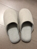 沐侯日式靜音無聲拖鞋男女厚底居家用室內(nèi)木地板秋冬季軟底防滑辦公室 米色（靜音無聲） 35-36 曬單實拍圖