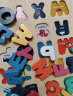 babycare拼图手抓板3岁宝宝积木质拼图入门级字母认知板 实拍图