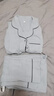 倩嫚月子服純棉A類100%棉夏季薄款產(chǎn)后喂奶哺乳睡衣大碼全棉孕婦夏天 幽蘭 M碼 曬單實(shí)拍圖