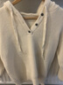 恒源祥100%純山羊絨衫女連帽羊絨毛衣2024新款秋冬帶帽加厚針織打底衫女 米色 收藏優(yōu)先發(fā)貨 L 105-120斤 曬單實(shí)拍圖