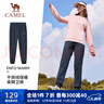 駱駝（CAMEL）加絨束腳衛褲女休閑戶(hù)外保暖運動(dòng)褲 J23CAXLN067 深藍色 XXL 曬單實(shí)拍圖
