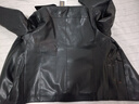 羅蒙皮衣男士秋冬季中年加絨加厚翻領(lǐng)外套保暖皮夾克中老年男裝上衣 曬單實(shí)拍圖