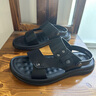 奧康男鞋冬季透氣軟底涼鞋男2025新款踩屎感外穿開(kāi)車(chē)涼拖鞋男士沙灘鞋 黑色 41 曬單實(shí)拍圖