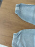 NEWTUSFAN牛途四方 哈倫牛仔休閑褲男夏季男 寬松九分褲子男生冰絲休閑薄款 淺藍 29 曬單實(shí)拍圖