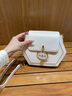 紀詩(shī)哲（GIEVSZHE）輕奢品牌包包女包單肩包女士斜挎包生日禮物送女友老婆 【米白】當\次日達 曬單實(shí)拍圖