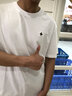PRIDEME小眾設(shè)計感高端冰絲光棉白色t恤男短袖修身夏季薄款休閑半袖男士 MG24045-白色 M 【體重建議：100-120斤】 曬單實拍圖