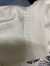 皮爾卡丹（pierre cardin）中長款大版t恤短袖女2025新款寬松純棉小熊圓領(lǐng)遮屁股顯瘦上衣 白色中長款短袖(藍) L115-130斤 曬單實拍圖