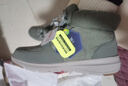 斯凱奇（Skechers）女鞋面包鞋保暖短筒舒適柔軟短靴加絨厚底雪地棉鞋144194 橄欖綠/OLV 37 曬單實(shí)拍圖