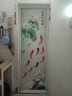豪咖玄關(guān)裝飾畫(huà)荷花九魚(yú)圖走廊過(guò)道墻畫(huà)牡丹貼畫(huà)客廳裝飾畫(huà)中式山水畫(huà) 玄關(guān)九魚(yú)圖向上A款 印刷邊框?qū)?0高160厘米 曬單實(shí)拍圖